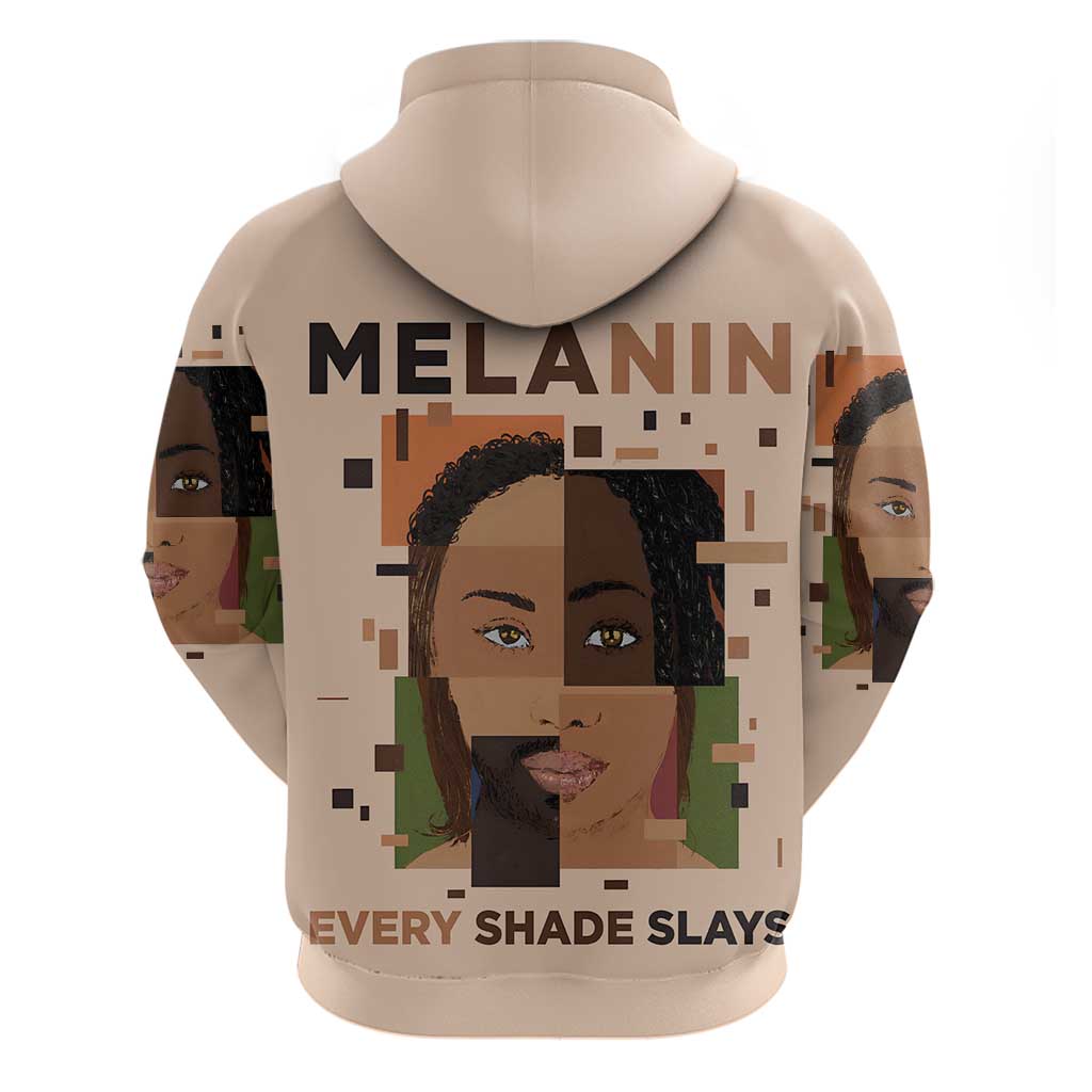 Melanin Every Shade Slays Hoodie Afro Women