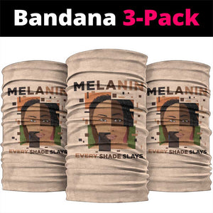 Melanin Every Shade Slays Neck Gaiter Afro Women DT03