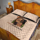 Melanin Every Shade Slays Quilt Bed Set Afro Women