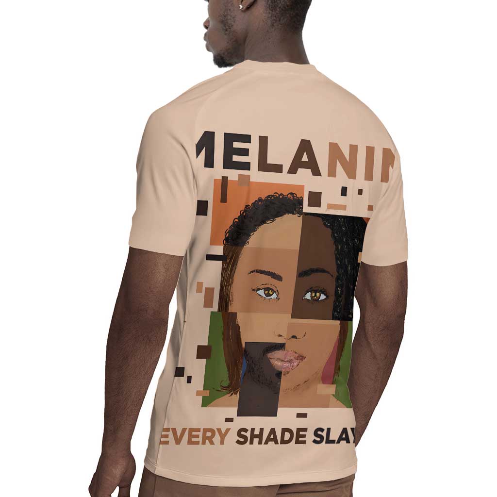 Melanin Every Shade Slays Rugby Jersey Afro Women