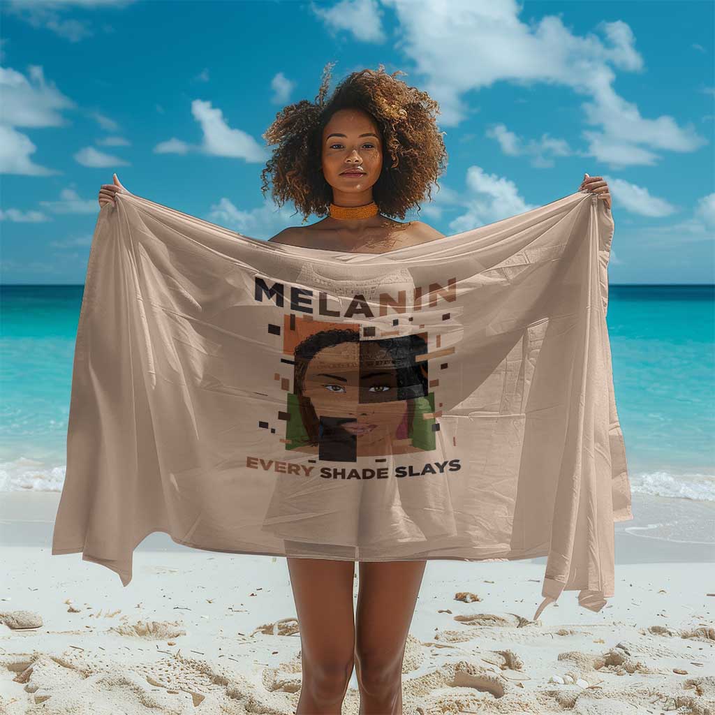 Melanin Every Shade Slays Sarong Afro Women