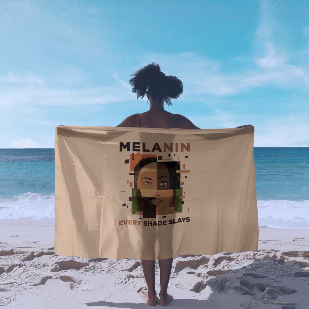Melanin Every Shade Slays Sarong Afro Women