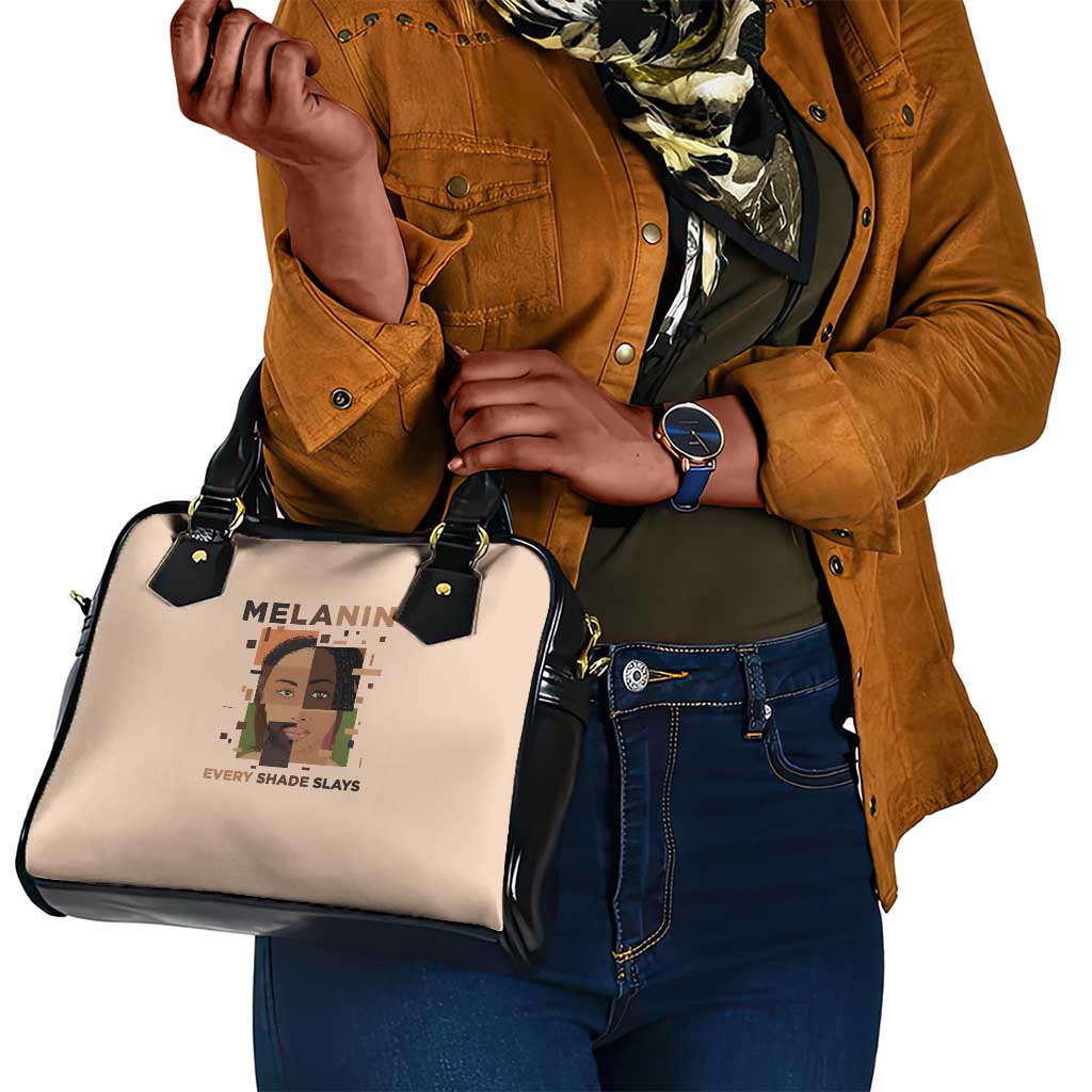 Melanin Every Shade Slays Shoulder Handbag Afro Women