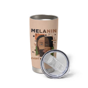 Melanin Every Shade Slays Tumbler Cup Afro Women
