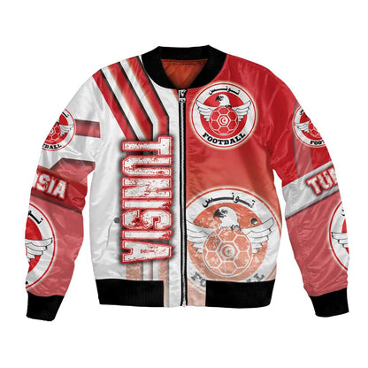 Tunisia Soccer Bomber Jacket Eagles of Carthage Football - Road To Champion