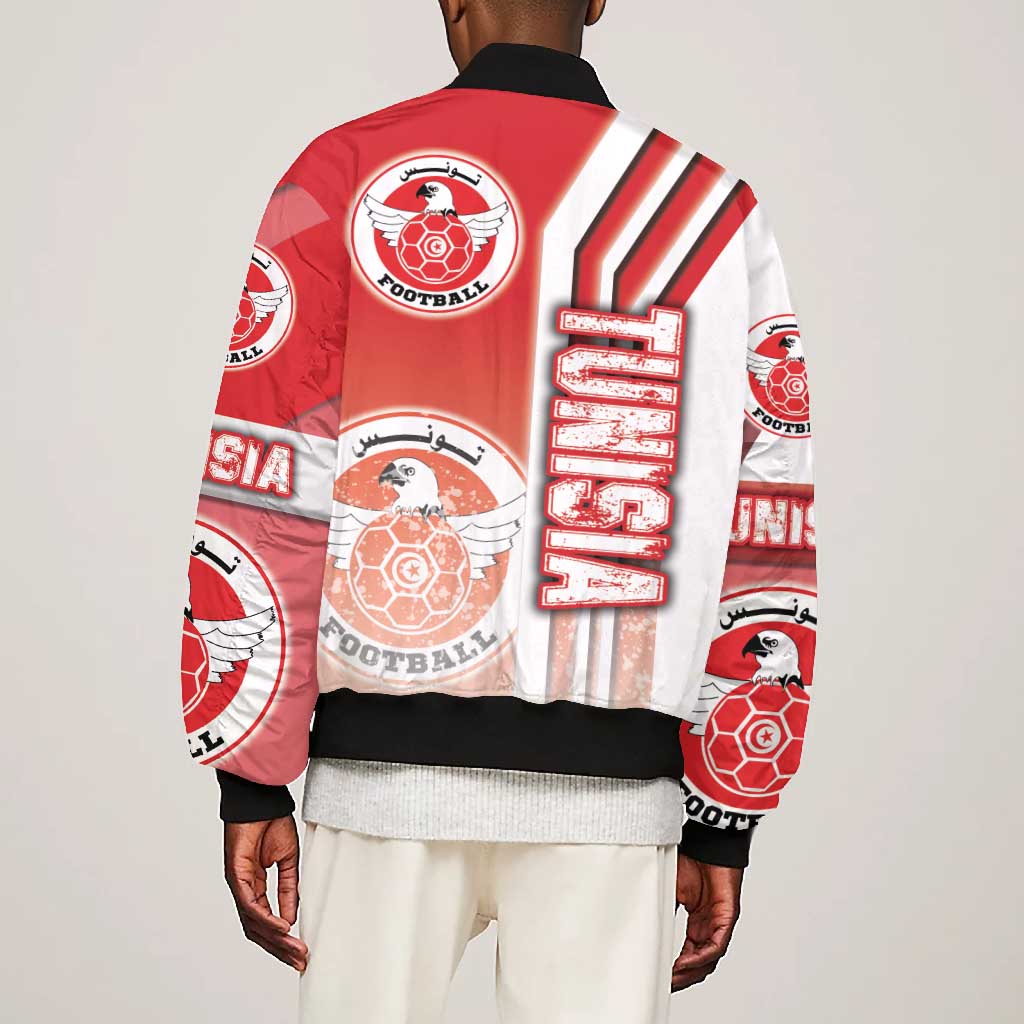 Tunisia Soccer Bomber Jacket Eagles of Carthage Football - Road To Champion