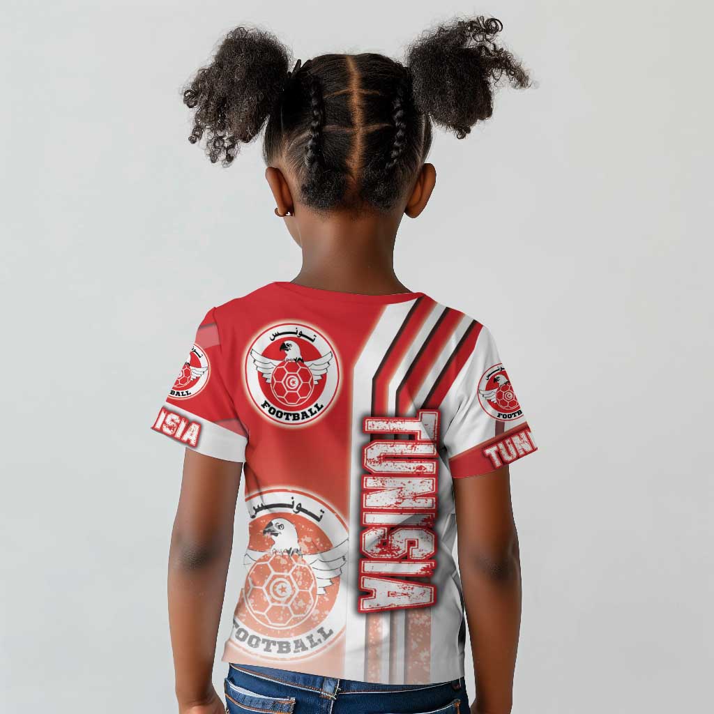 Tunisia Soccer Kid T shirt Eagles of Carthage Football - Road To Champion