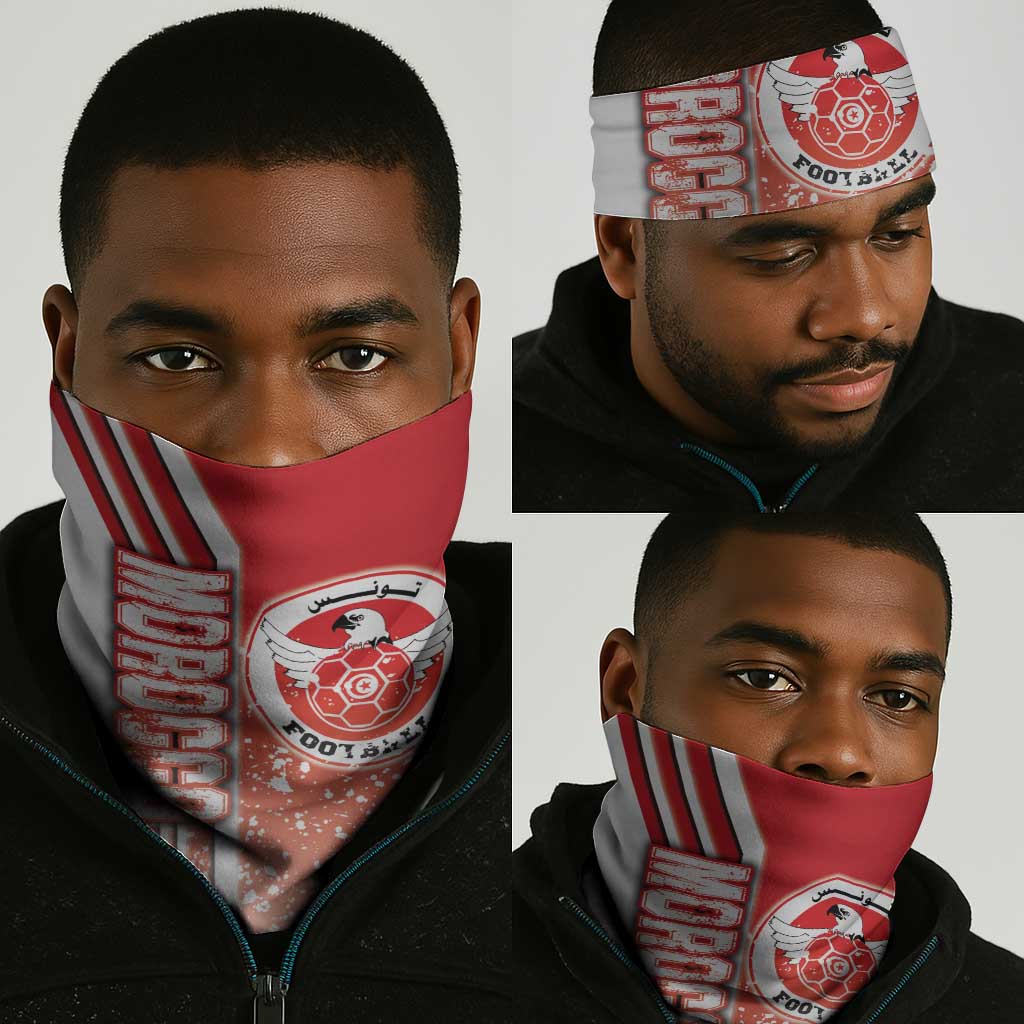Tunisia Soccer Neck Gaiter Eagles of Carthage Football - Road To Champion - African Pride