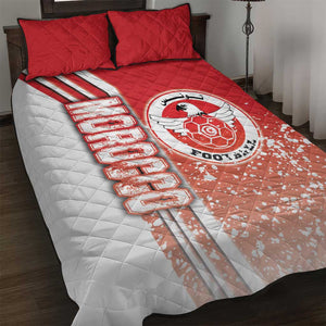 Tunisia Soccer Quilt Bed Set Eagles of Carthage Football - Road To Champion