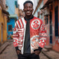 Tunisia Soccer Sleeve Zip Bomber Jacket Eagles of Carthage Football - Road To Champion