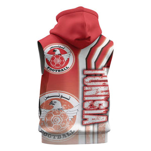 Tunisia Soccer Sleeveless Hoodie Eagles of Carthage Football - Road To Champion - African Pride