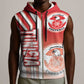 Tunisia Soccer Sleeveless Zip Hoodie Eagles of Carthage Football - Road To Champion - African Pride