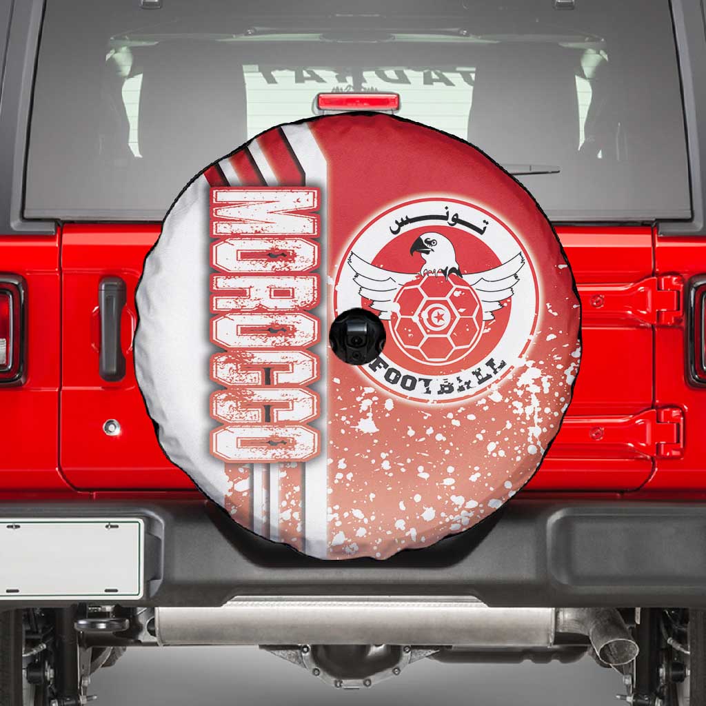 Tunisia Soccer Spare Tire Cover Eagles of Carthage Football - Road To Champion
