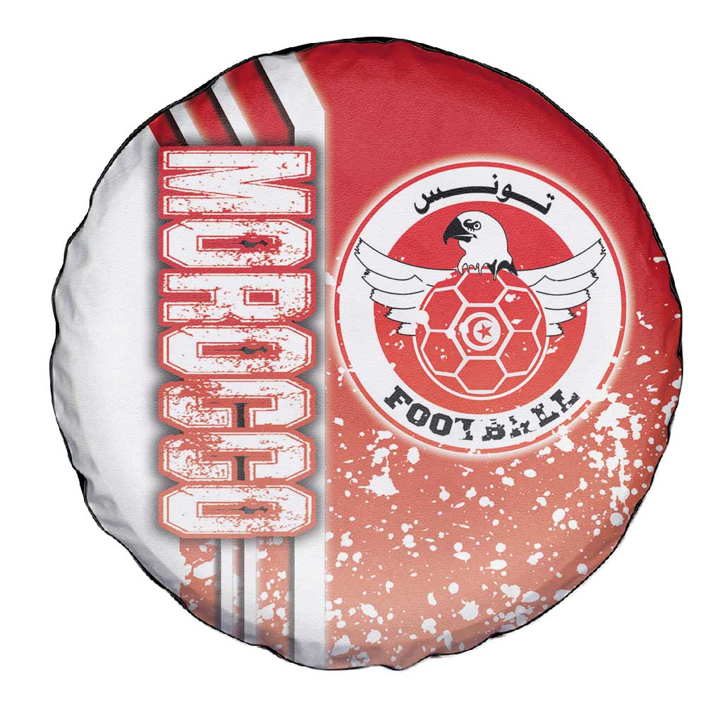 Tunisia Soccer Spare Tire Cover Eagles of Carthage Football - Road To Champion