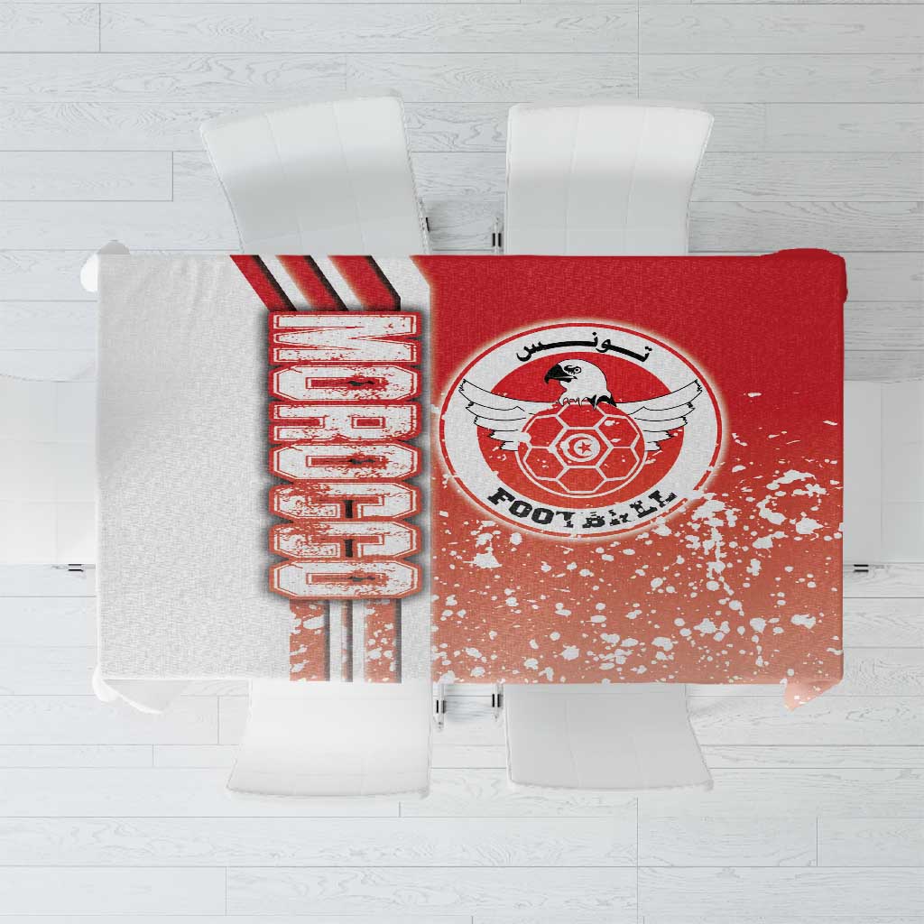Tunisia Soccer Tablecloth Eagles of Carthage Football - Road To Champion