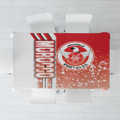 Tunisia Soccer Tablecloth Eagles of Carthage Football - Road To Champion