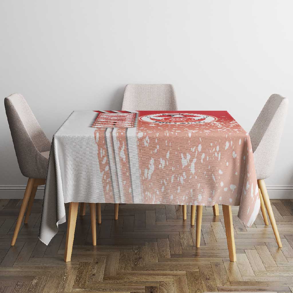 Tunisia Soccer Tablecloth Eagles of Carthage Football - Road To Champion
