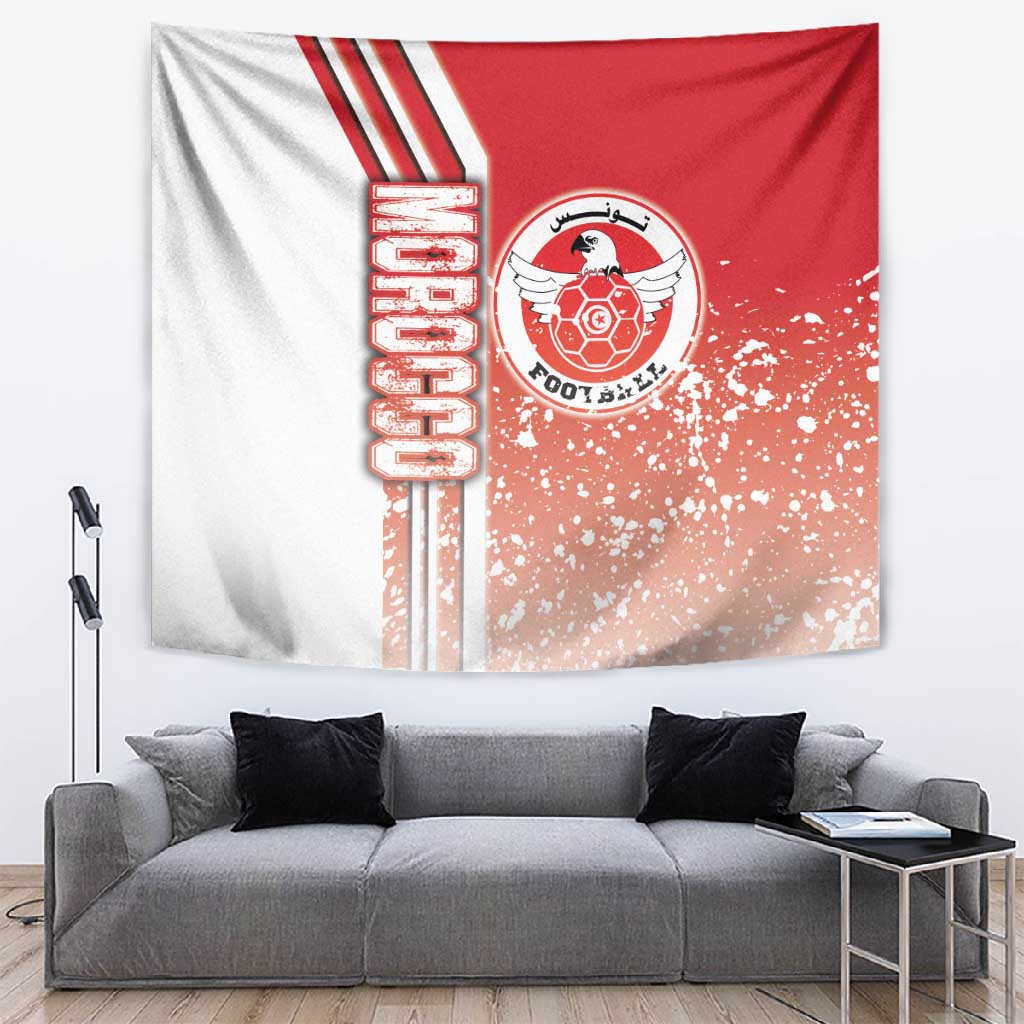 Tunisia Soccer Tapestry Eagles of Carthage Football - Road To Champion