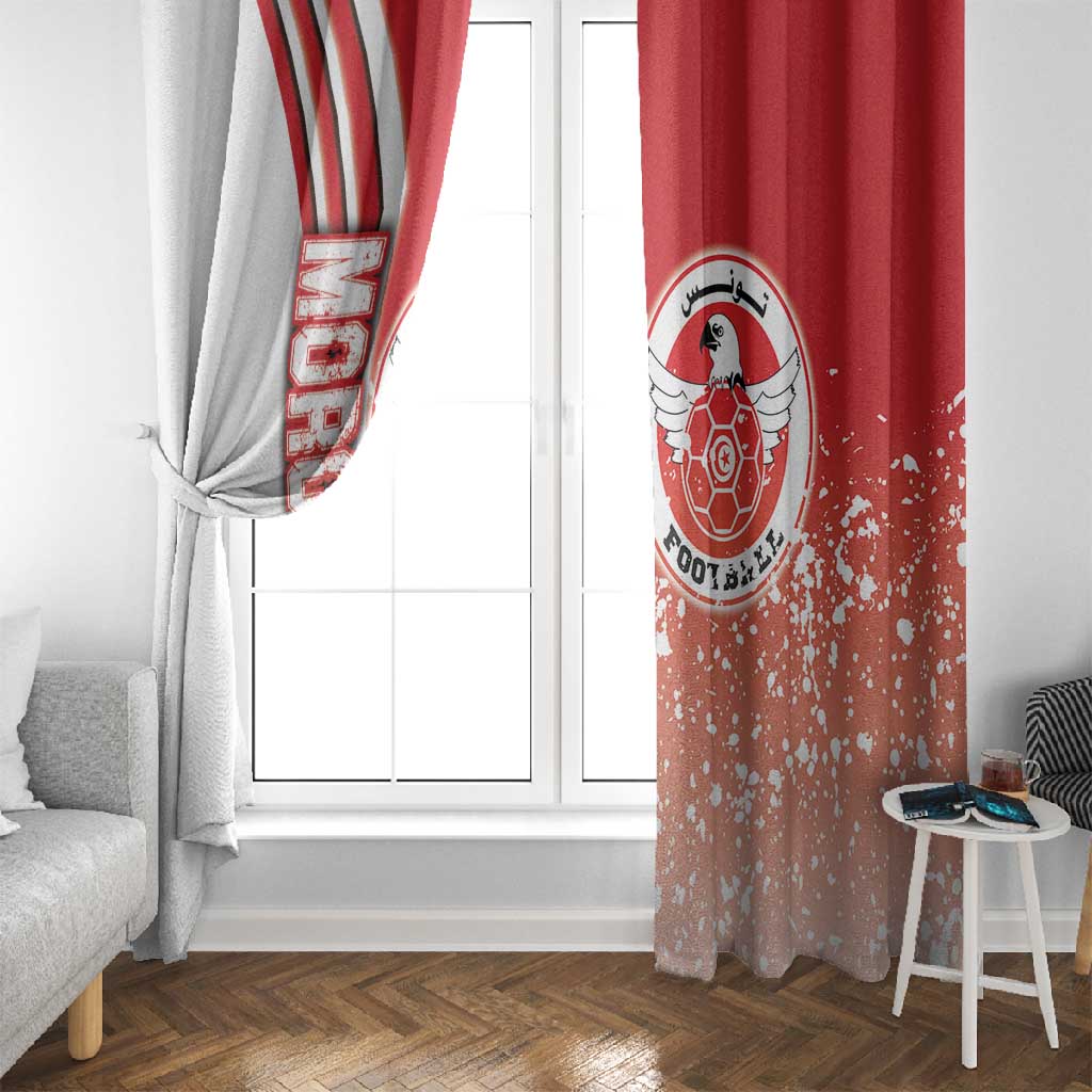 Tunisia Soccer Window Curtain Eagles of Carthage Football - Road To Champion
