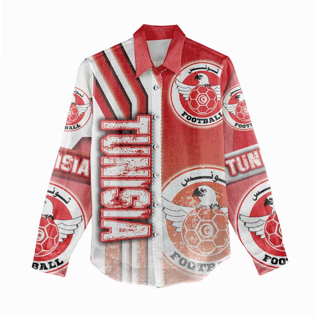 Tunisia Soccer Women Casual Shirt Eagles of Carthage Football - Road To Champion