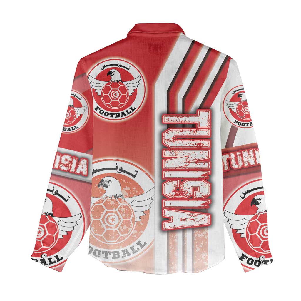 Tunisia Soccer Women Casual Shirt Eagles of Carthage Football - Road To Champion