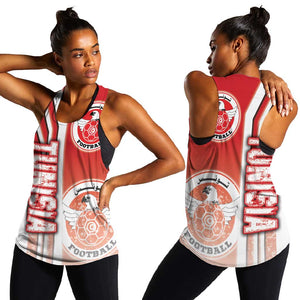 Tunisia Soccer Women Racerback Tank Eagles of Carthage Football - Road To Champion