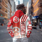 Tunisia Soccer Zip Hoodie Eagles of Carthage Football - Road To Champion
