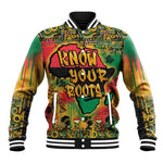 Africa Map Graffiti Baseball Jacket Know You Roots Art Style DT03