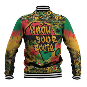 Africa Map Graffiti Baseball Jacket Know You Roots Art Style DT03