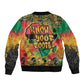 Africa Map Graffiti Bomber Jacket Know You Roots Art Style