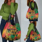 Africa Map Graffiti Grocery Bag Know You Roots Art Style