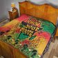 Africa Map Graffiti Quilt Know You Roots Art Style