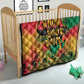 Africa Map Graffiti Quilt Know You Roots Art Style