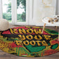 Africa Map Graffiti Round Carpet Know You Roots Art Style