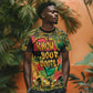 Africa Map Graffiti T shirt Know You Roots Art Style