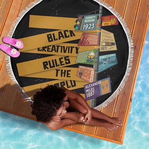 African Creativity Beach Blanket Black Creativity Rules The World