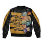 African Creativity Bomber Jacket Black Creativity Rules The World