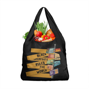 African Creativity Grocery Bag Black Creativity Rules The World