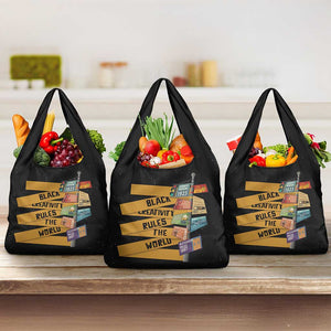 African Creativity Grocery Bag Black Creativity Rules The World