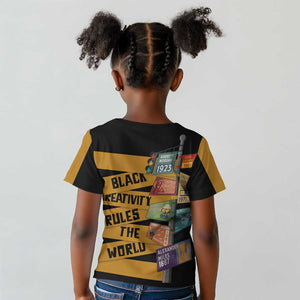 African Creativity Kid T shirt Black Creativity Rules The World