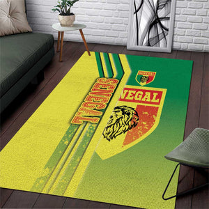 Senegal Soccer Area Rug Lions of Teranga Football - Road To Champion
