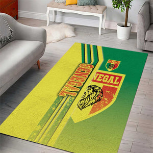 Senegal Soccer Area Rug Lions of Teranga Football - Road To Champion