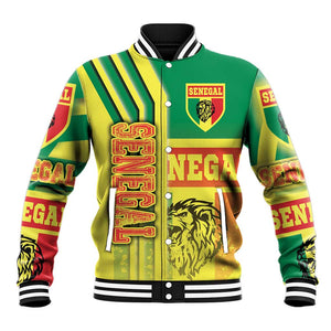 Senegal Soccer Baseball Jacket Lions of Teranga Football - Road To Champion