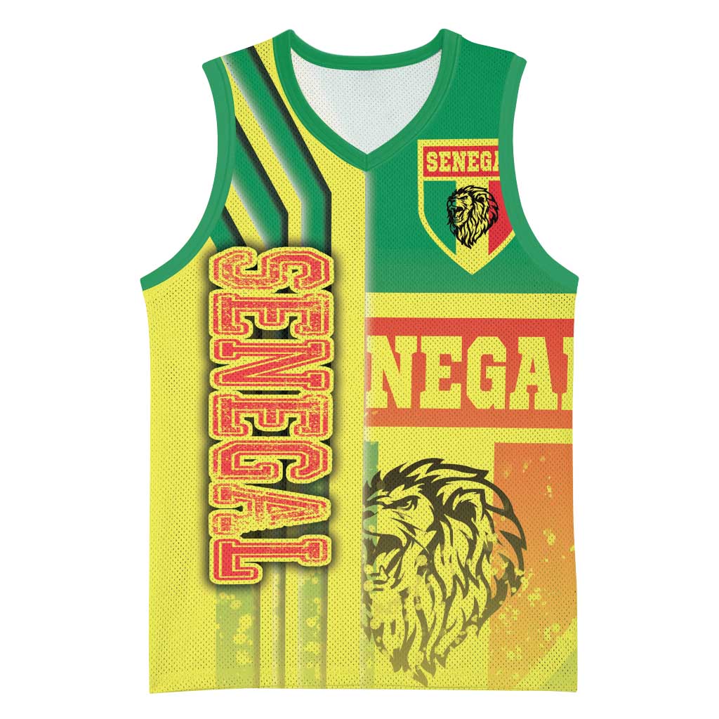 Senegal Soccer Basketball Jersey Lions of Teranga Football - Road To Champion - African Pride