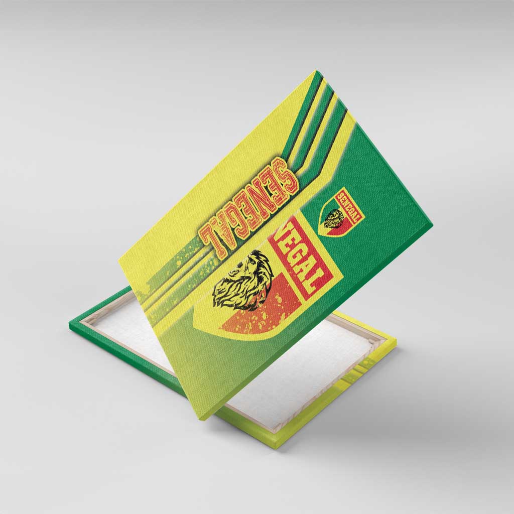 Senegal Soccer Canvas Wall Art Lions of Teranga Football - Road To Champion