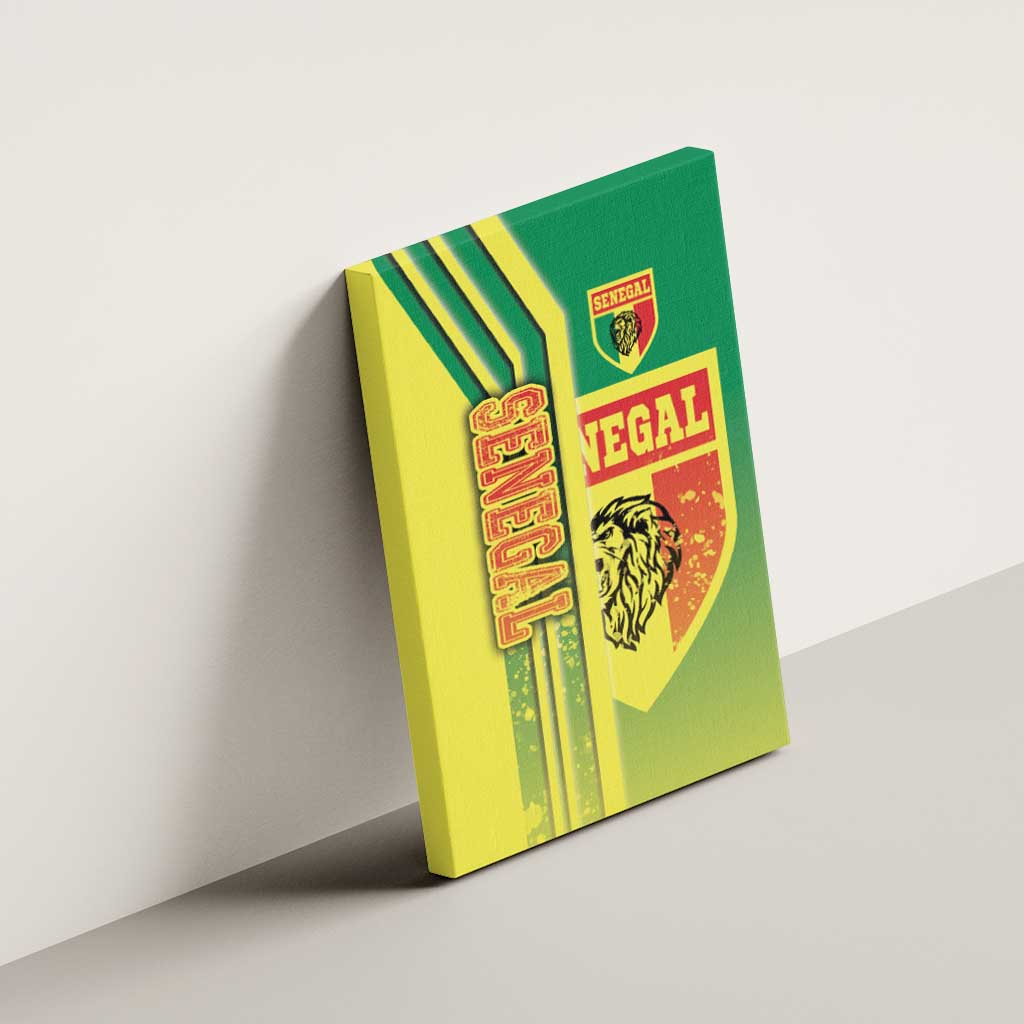 Senegal Soccer Canvas Wall Art Lions of Teranga Football - Road To Champion