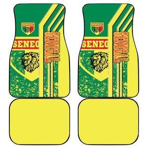Senegal Soccer Car Mats Lions of Teranga Football - Road To Champion