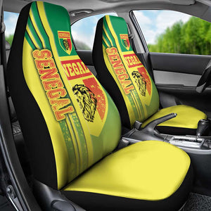 Senegal Soccer Car Seat Cover Lions of Teranga Football - Road To Champion