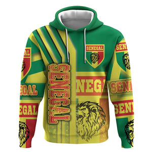Senegal Soccer Hoodie Lions of Teranga Football - Road To Champion