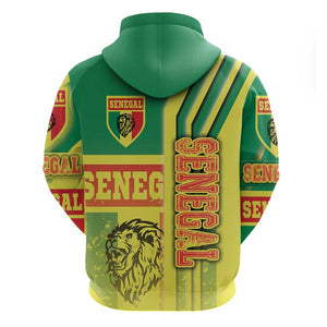 Senegal Soccer Hoodie Lions of Teranga Football - Road To Champion